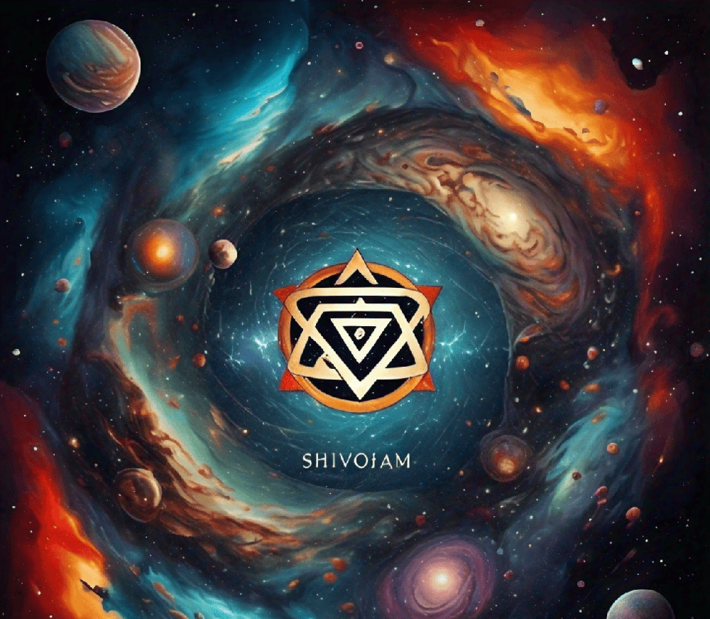 universe, representing the cosmic connection of Shivoham